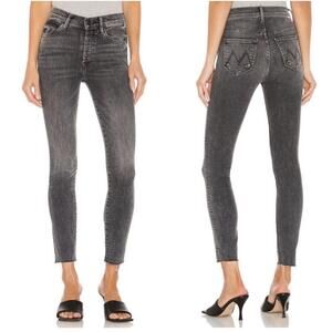 Mother Denim The Stunner Ankle Fray Skinny Jean Friday the 13th Size 25